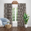 Set Draperie blackout gri/negru 2 buc. 150 x 250 cm, rejansa simpla inclusa