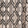 Set Draperie blackout gri/negru 2 buc. 150 x 250 cm, rejansa simpla inclusa