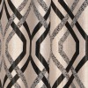 Set Draperie blackout gri/negru 2 buc. 150 x 250 cm, rejansa simpla inclusa