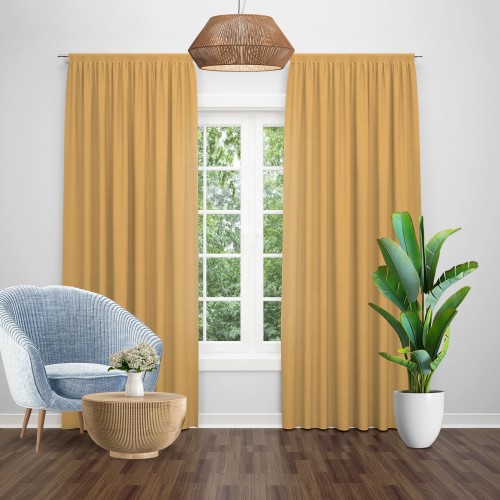 Draperie model soft uni cafea cu lapte