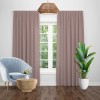 Draperie model soft uni roz pudrat