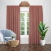 Draperie model soft uni roz inchis