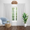 Draperie model soft uni alba