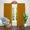 Draperie model soft uni mustar