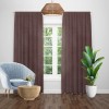 Draperie catifea brun orange