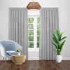 Draperie catifea gri aluminiu