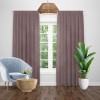 Draperie catifea roz perlat