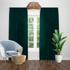 Draperie catifea verde smarald