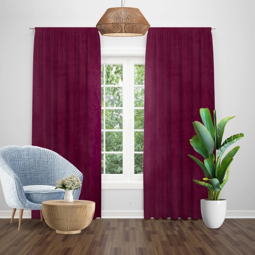 Draperie catifea mov violet