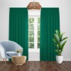 Draperie tip in blackout verde