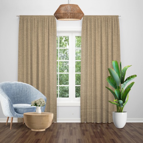 Draperie tip in blackout bej