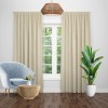 Draperie blackout uni ivoire, opacitate 75%