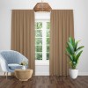 Draperie blackout uni bej, opacitate 85%