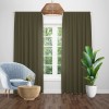 Draperie blackout uni verde pastel, opacitate 90%