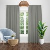 Draperie blackout uni gri deschis, opacitate 85%