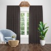 Draperie soft blackout maro inchis