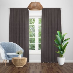 Draperie soft blackout gri antracit