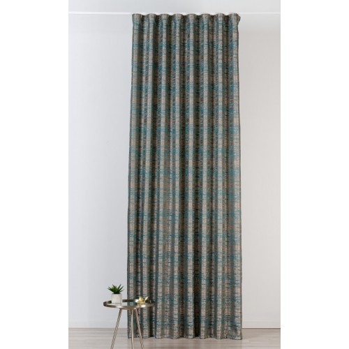 Set Draperie Mohave Turcoaz, 2 buc x 150 x 250 cm, rejansa simpla inclusa