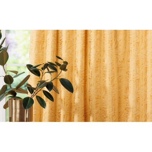 Set Draperie Allegro Mustar, 2 buc x 150 x 250 cm, rejansa simpla inclusa