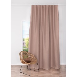 Set Draperie Zenith Cafea, opacitate 100%, 2 buc x 150 x 250 cm, rejansa simpla inclusa