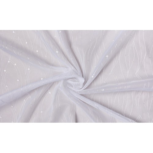 Perdea Polly Alb 400 x 250 cm